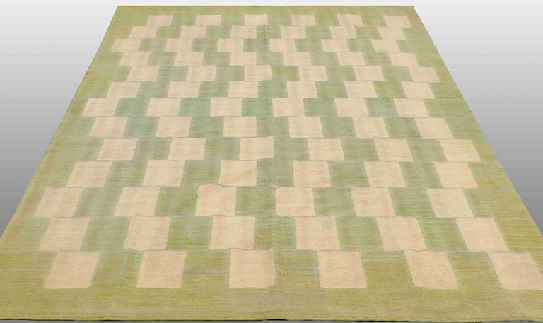 A CARPET, flat weave, around 277 x 203 cm.