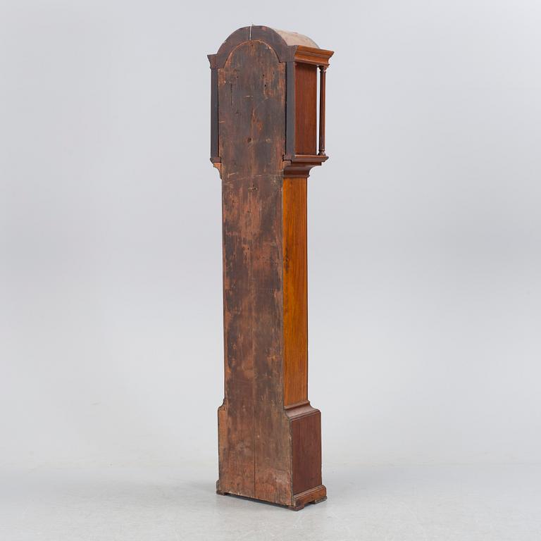 A Samuel Raworth mahogany long-case clock, Plymouth, England, late 18th Century.