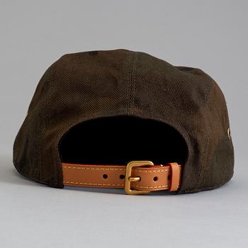 A Camp Cap by Louis Vuitton + Supreme.