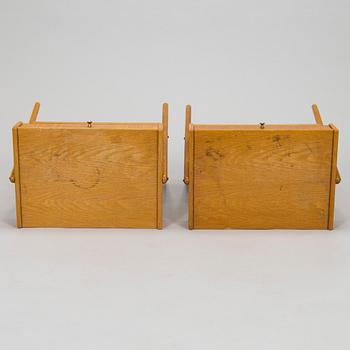 A pair of 1960's bedside tables.