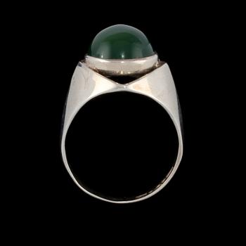 RING, silver, Kaplans, Stockholm, 1966. Vikt 5 g.