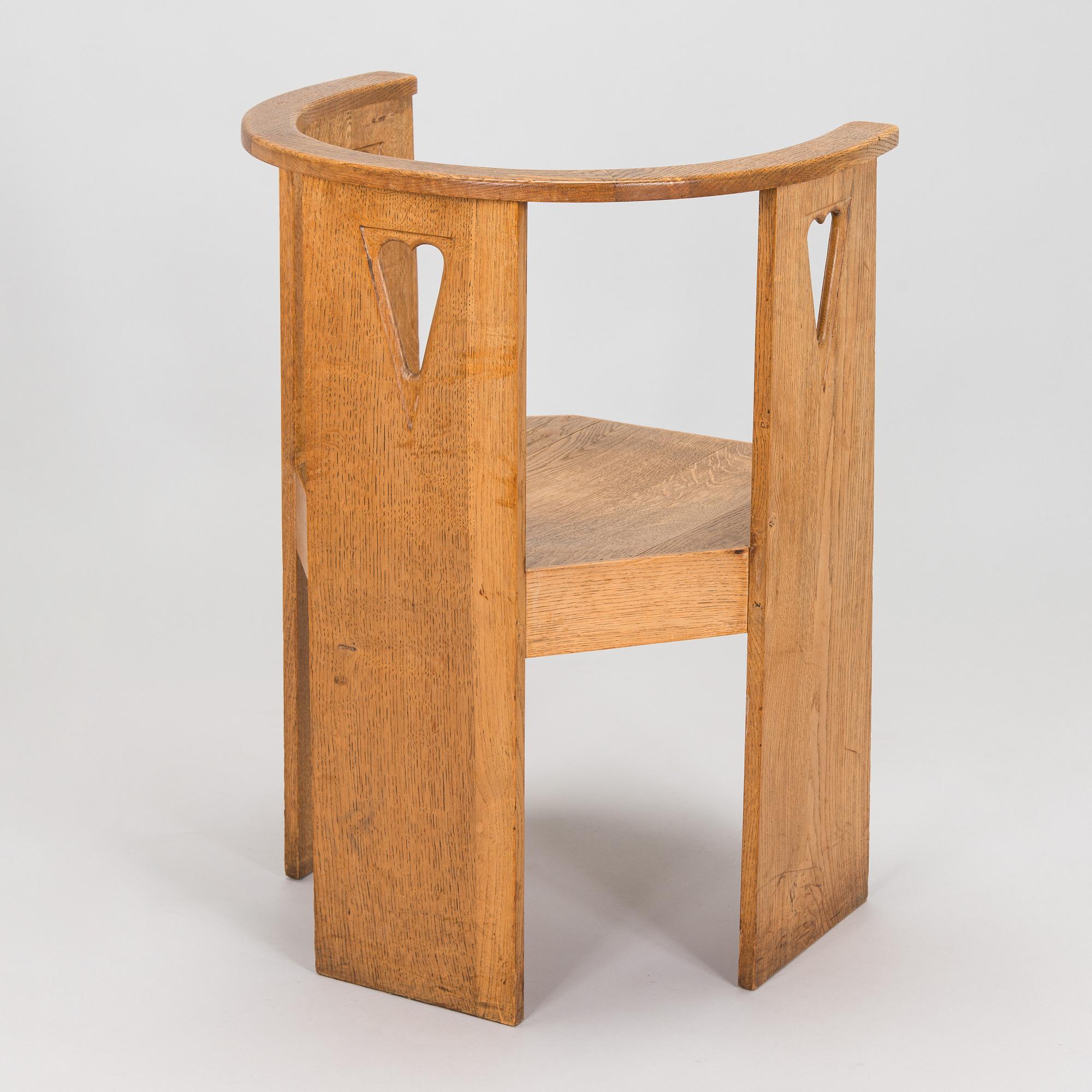 Eliel Saarinen, nojatuoli, Valtion Rautatiet, 1920-luku.