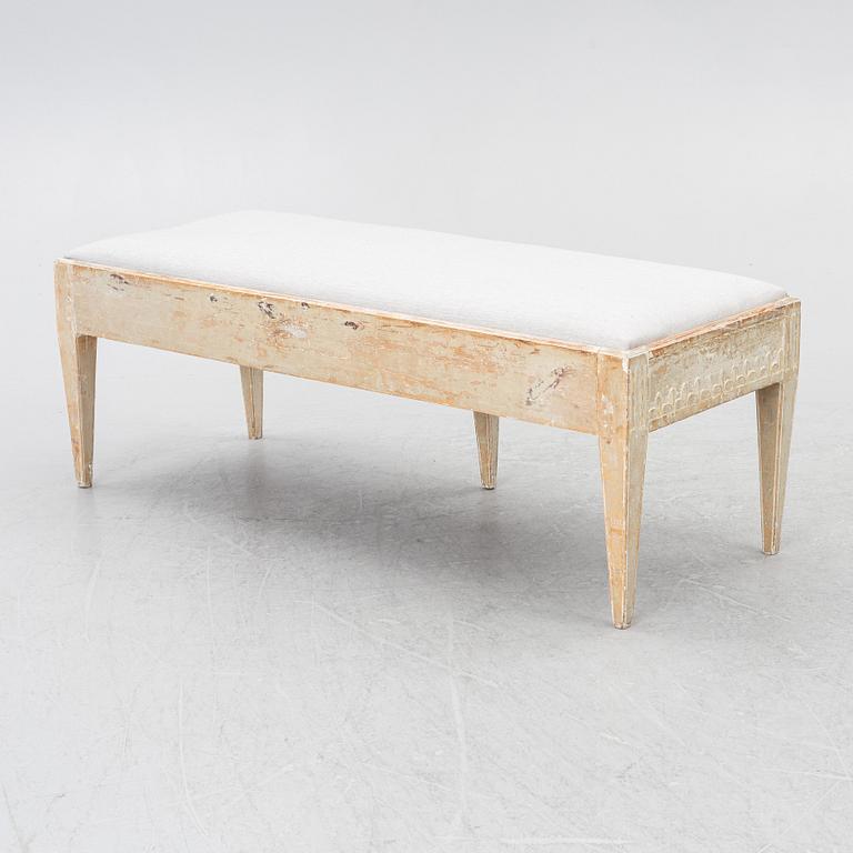 Bench, Gustavian, early 19th century.
