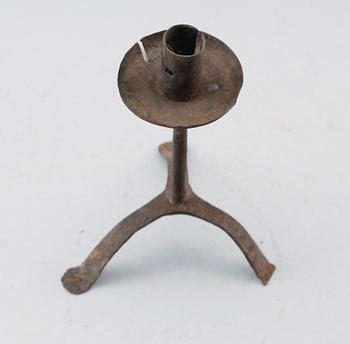LJUSSTAKE, smide, 1700-tal.