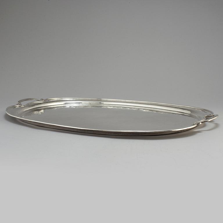 A silver tray, Gothenburg 1936.