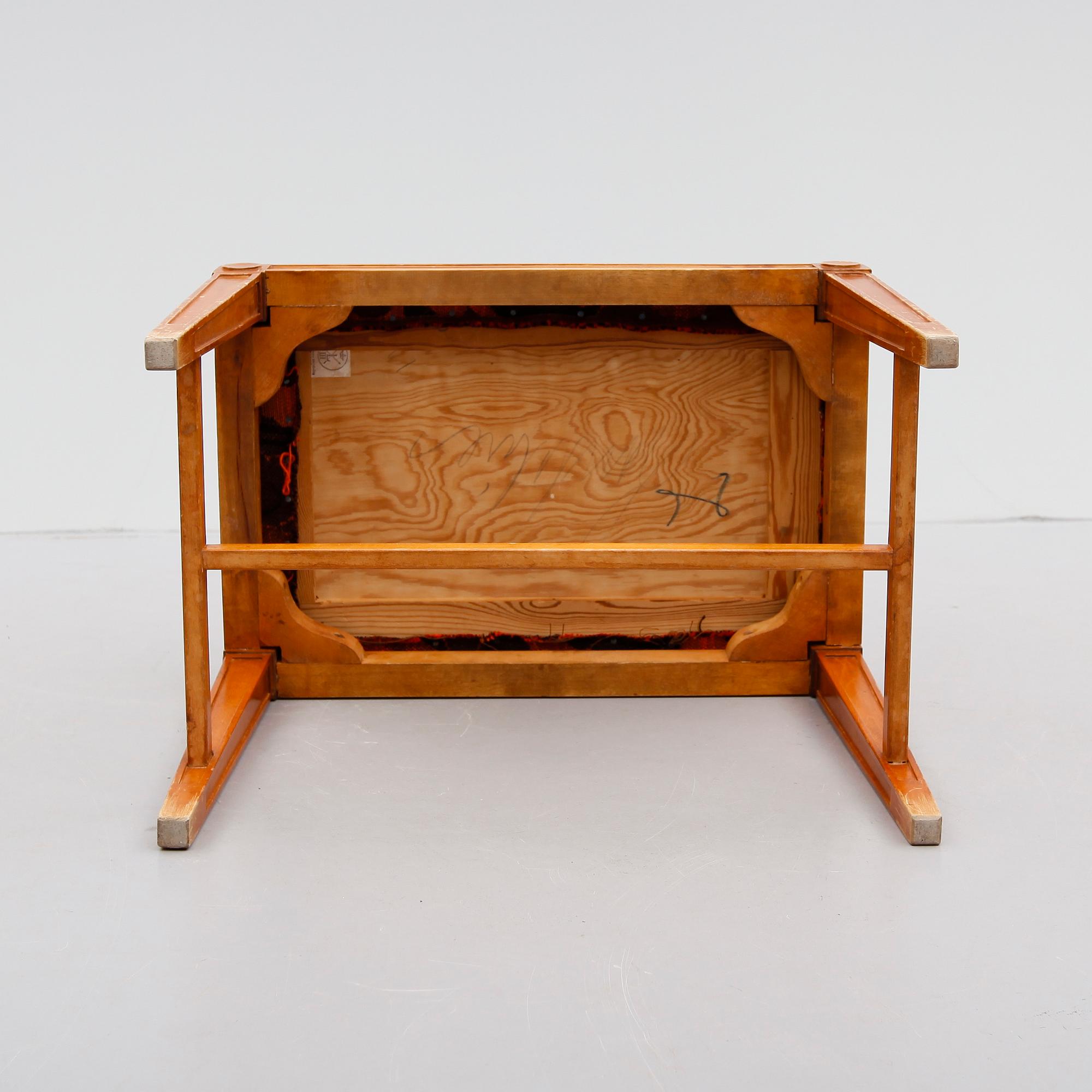 TABURETT, Carl Malmsten, Bodafors, 1900-talets första hälft.