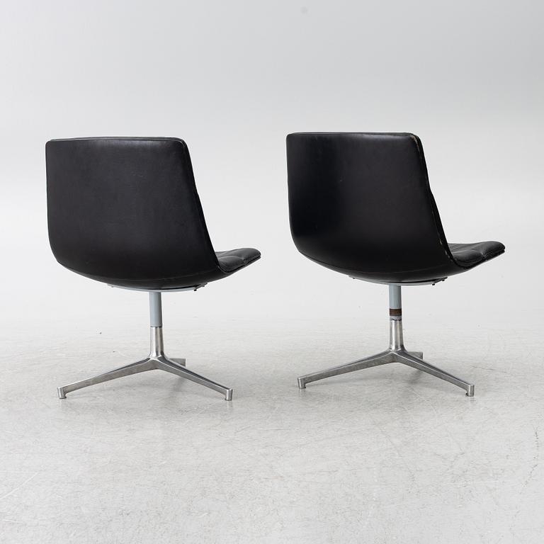 Preben Fabricius & Jørgen Kastholm, Chairs, a pair, second half of the 20th century.
