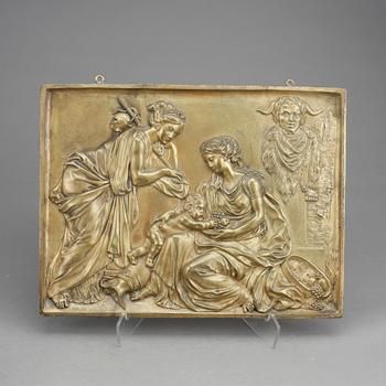 RELIEF, brons, tidigt 1900-tal.