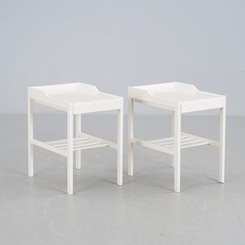 SÄNGBORD, 1 par, Bertil Fridhagen, Bodafors.