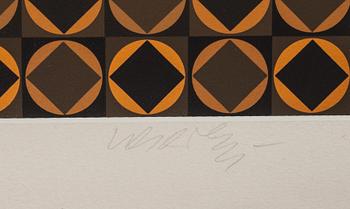 VICTOR VASARELY, färgserigrafi, signerad och numrerad 199/250.