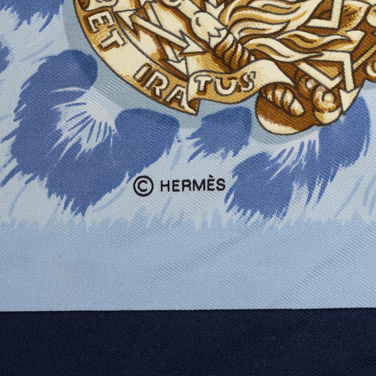 Hermès, scarf, "Helmets and Plumes".