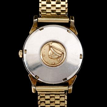 ARMBANDSUR, guld på stål, Omega Automatic Chronometer Officially Certified Constellation.