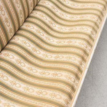 A Gustavian sofa, later part 18th century.