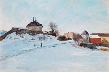 153. Anton Genberg, ANTON GENBERG, canvas, signed A. Genberg and dated Stockholm 1892.