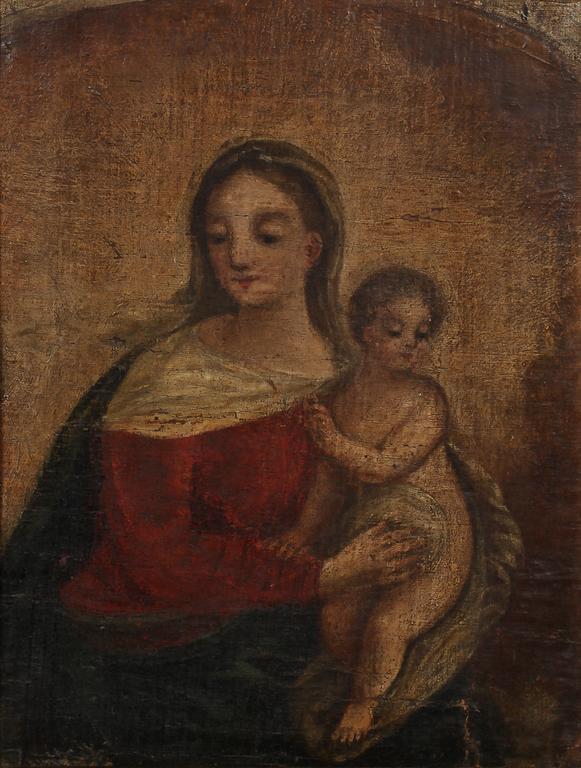OKÄND KONSTNÄR, olja på duk, 1700-tal.