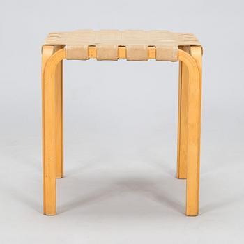 Alvar Aalto, A 1960s stool, model Y61, Artek, Finland.