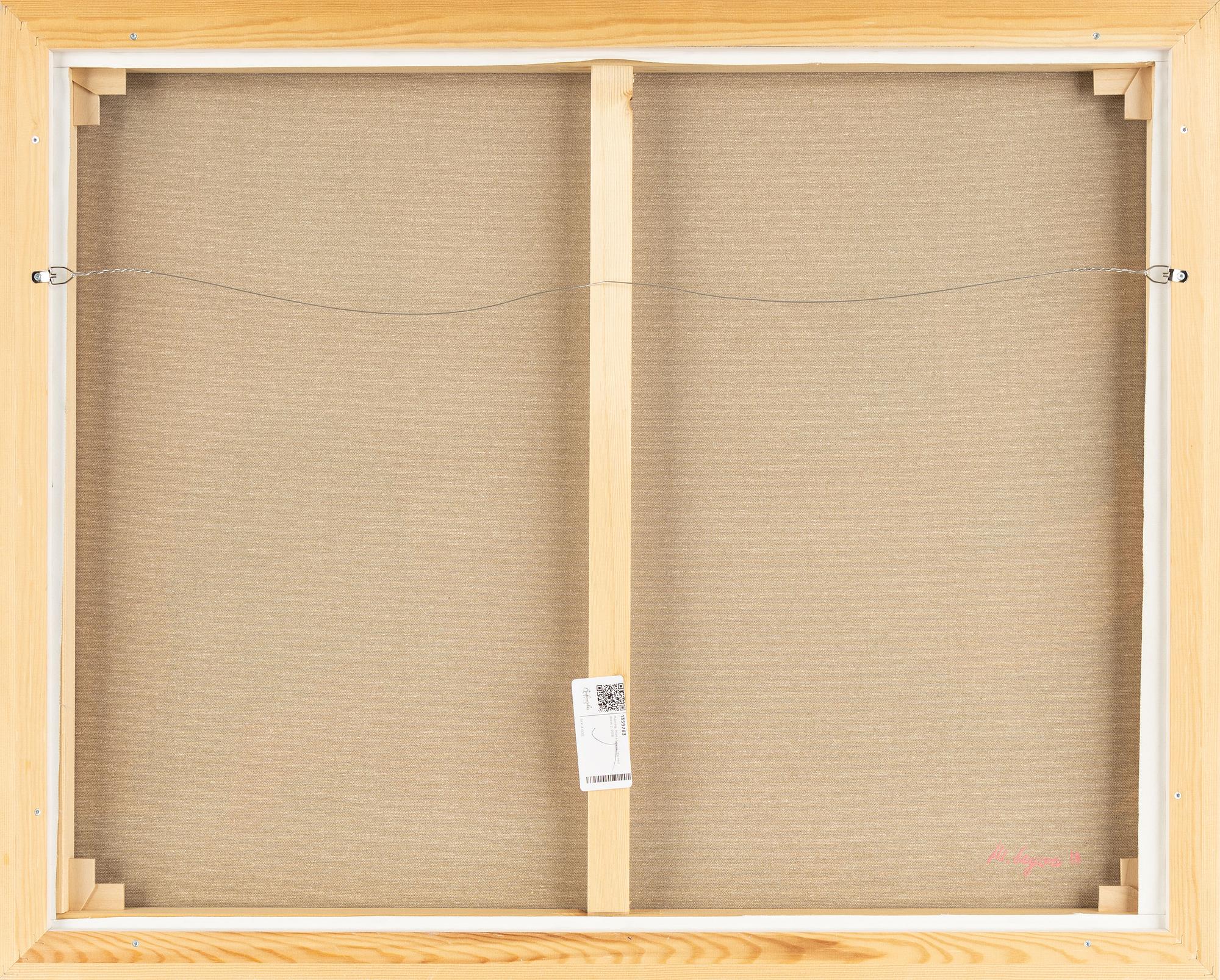 Marta Leyva, akryl på duk, signerad och daterad -18 a tergo.