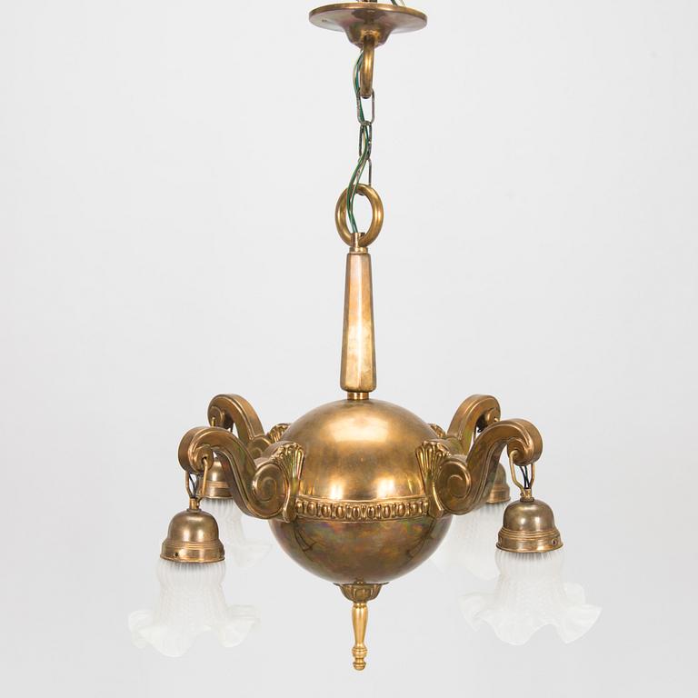 Eino Schroderus, An early 20th century ceiling lamp for Taidetakomo Koru, Finland.