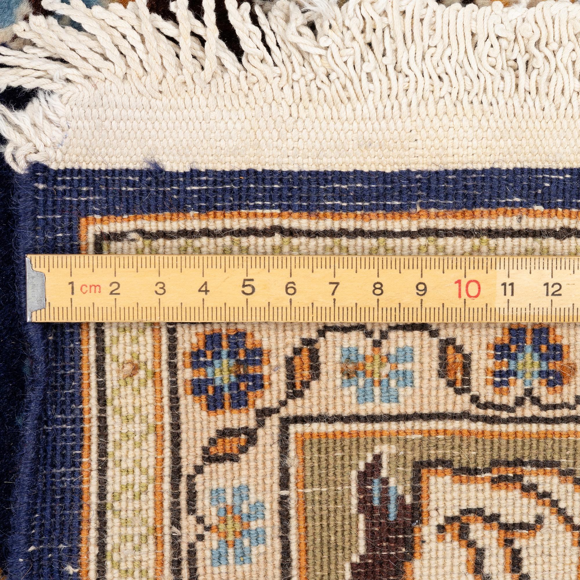 Rug, Tabriz, figural, approximately 230 x 140 cm.