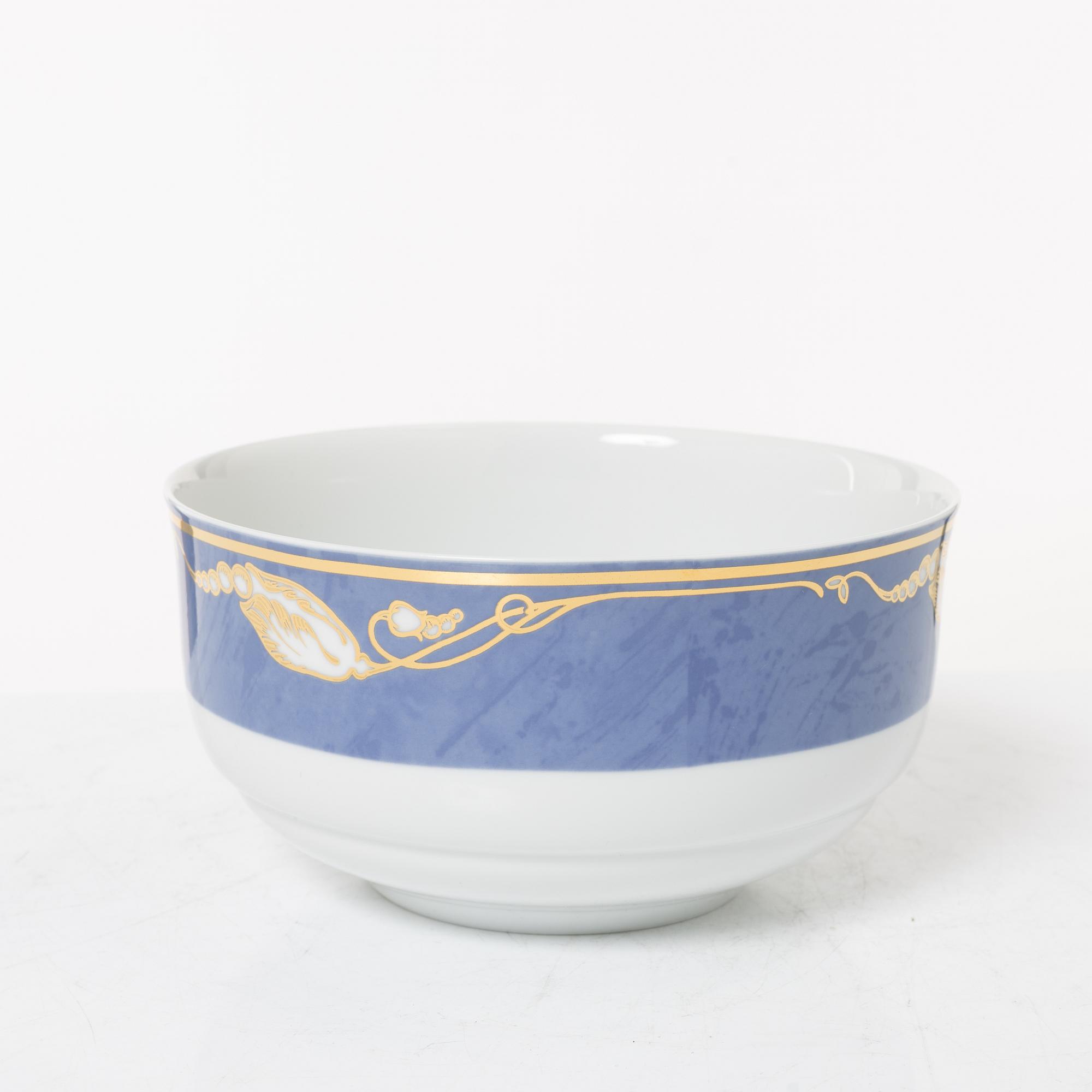 Royal Copenhagen, a 66-piece dinner and coffee service, 'Magnolia', Denmark, 1992-99.