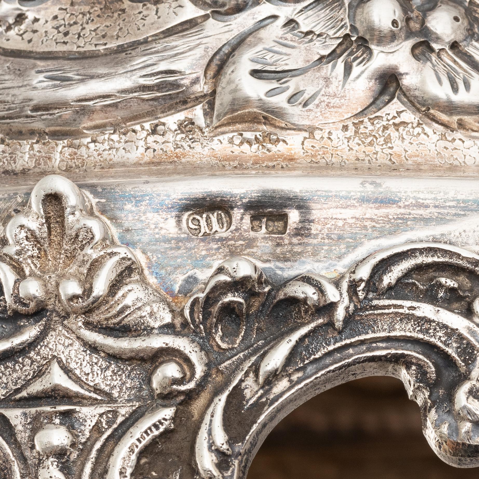 Candelabrum, silver, 20th century.