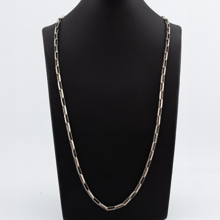 Karl-Ingemar Johansson, necklace, silver, Gothenburg 1976.