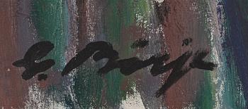 GIDEON BÖRJE, olja på duk, signerad.