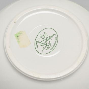 14 pieces of porcealin tableware from Gustavsberg, model "Jul", second half of the 20th century.