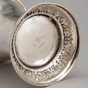 BÄGARE, silver, Olof Sedin, Gävle 1793. Vikt ca 305 gram.