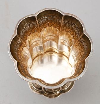 MARGRETEBÄGARE, sterlingsilver, sv importst, Danmark. Vikt ca 139 g.