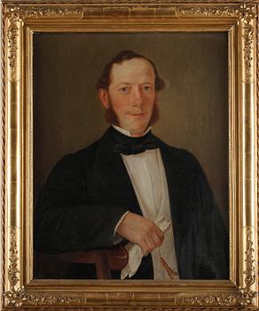 OKÄND KONSTNÄR, olja på duk, 1800-talets andra hälft.