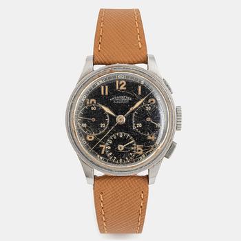 75. Kronometer Stockholm, "Gilt Dial", kronograf, ca 1940.