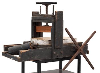 LITOGRAFISK HANDTRYCKPRESS, S.K. "RIVARPRESS".