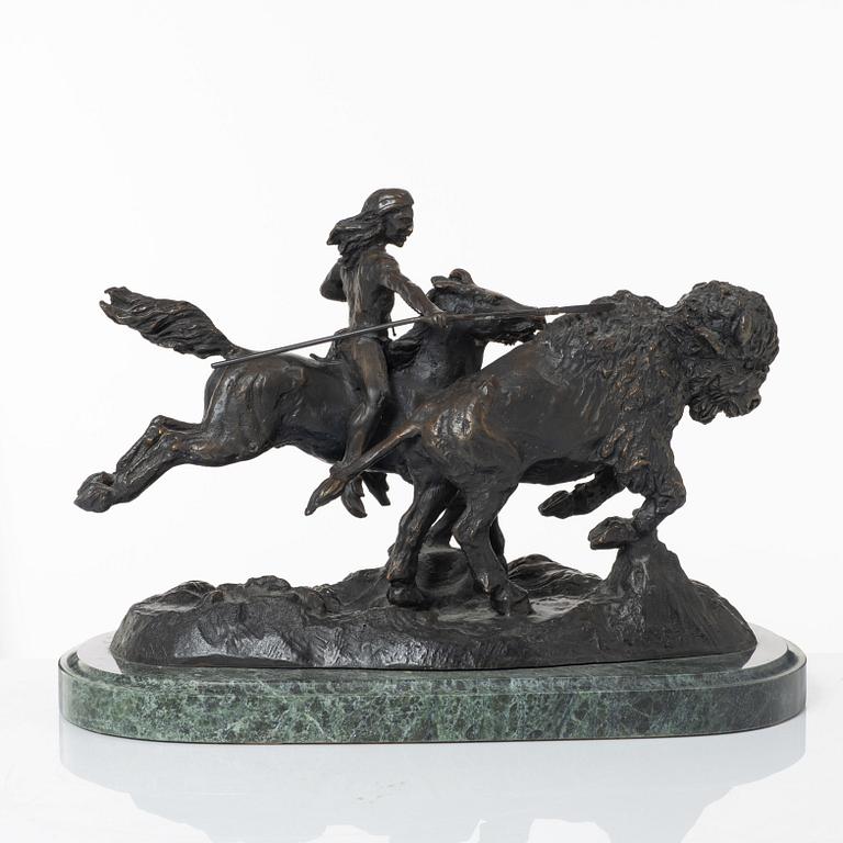 Frederic Sackrider Remington, efter. "Buffalo Hunt".