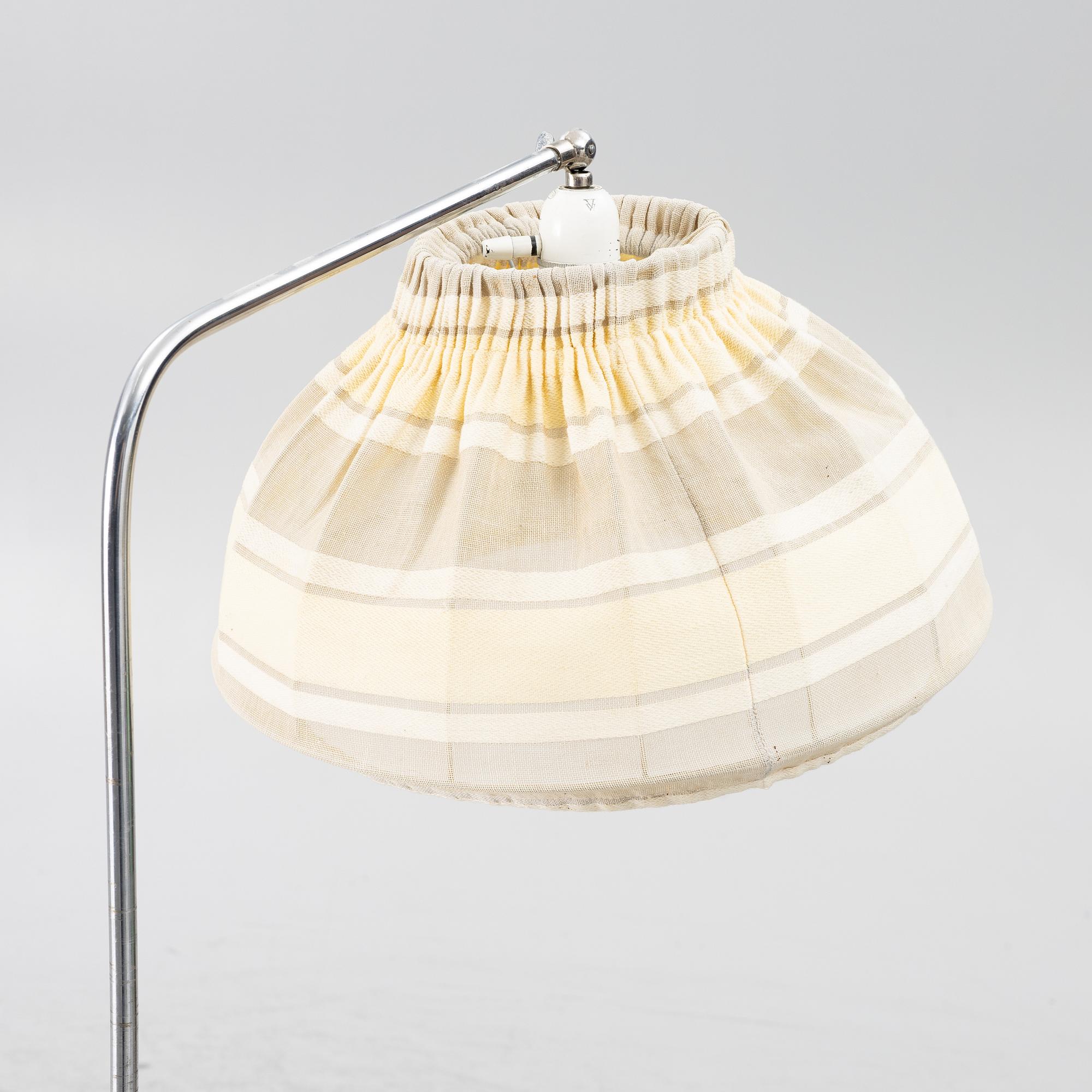 Floor lamp, functionalist, 1930s.