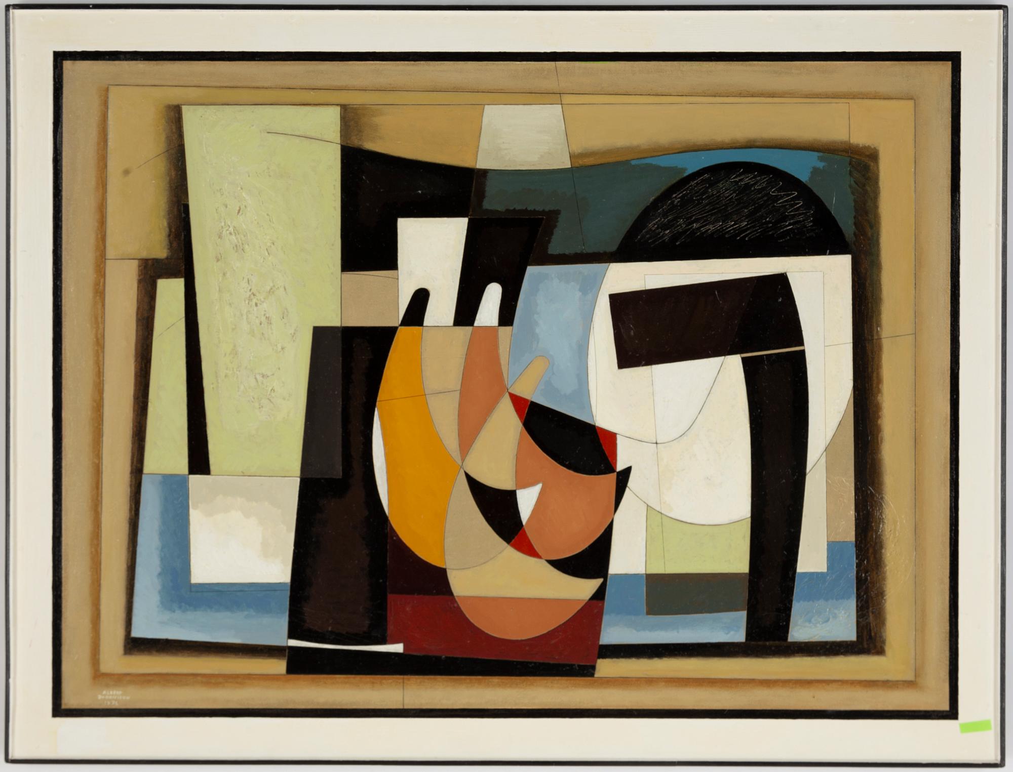 Albert Johansson, oil on panel, signed and dated 1976.