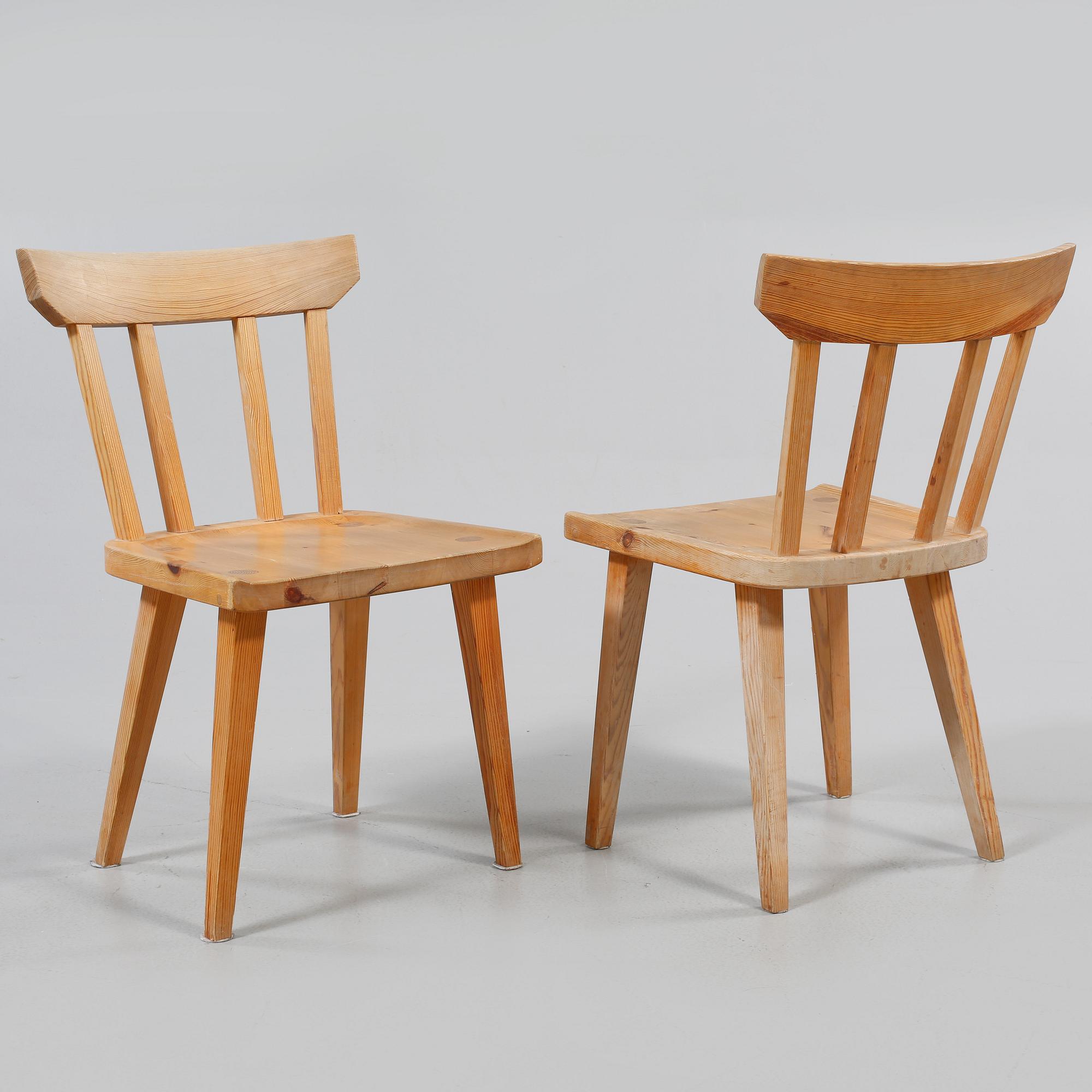 STOLAR, 4 st, Karl Andersson & Söner, 1900-talets andra hälft.