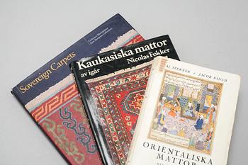 20 books on oriental rugs and carpets, 20th century.