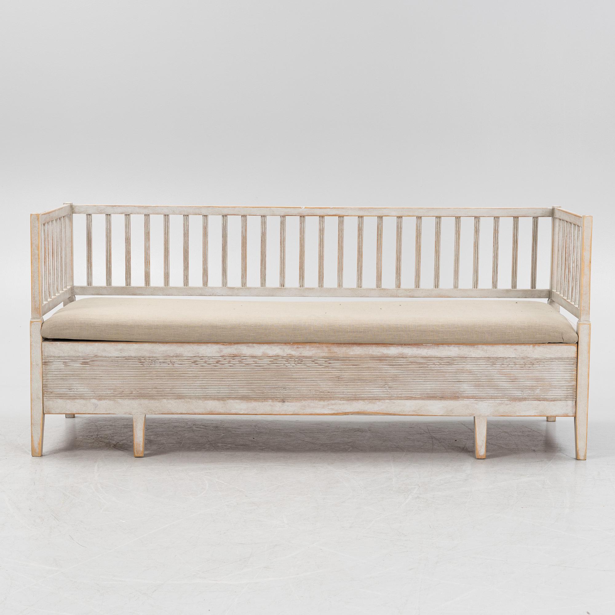 A Gustavian style sofa, first half of the 20th Century.