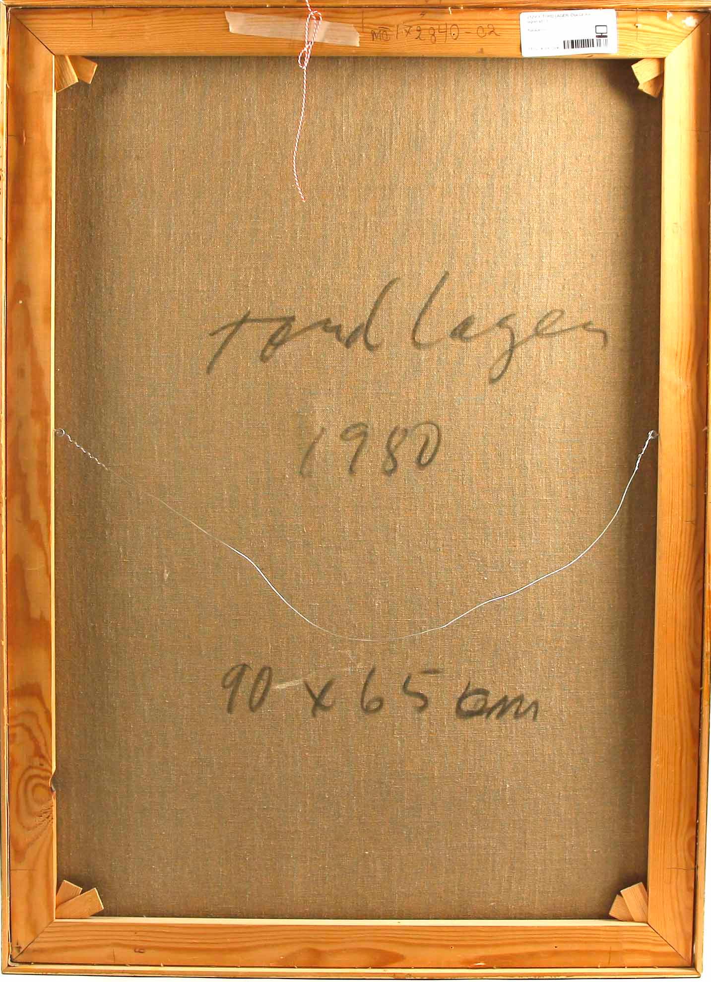 TORD LAGER. Olja på duk, signerad.