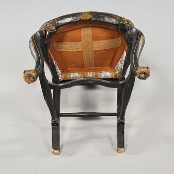 STOLAR, ett par, senbarock, 1700-tal.