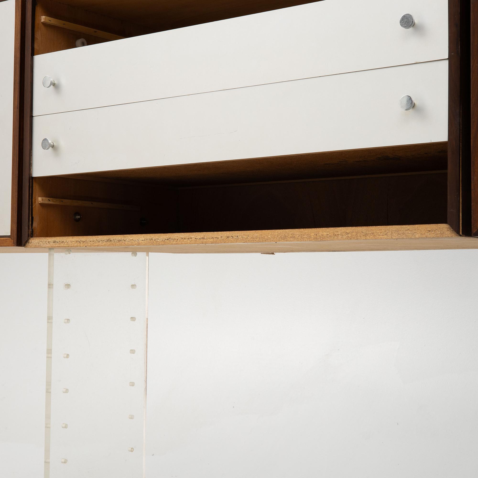 Poul Nørreklit, bokhylla / hyllsystem, "Jailhouse", Georg Petersens Møbelfabrik A/S, Danmark, 1960-tal.