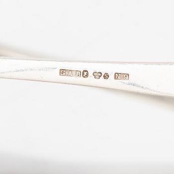 Cutlery, 17 pieces, silver.