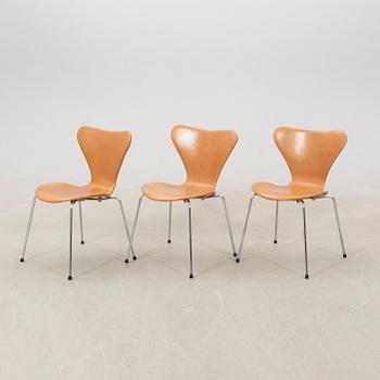 Arne Jacobsen, stolar 6 st, "Sjuan" för Fritz Hansen Danmark.