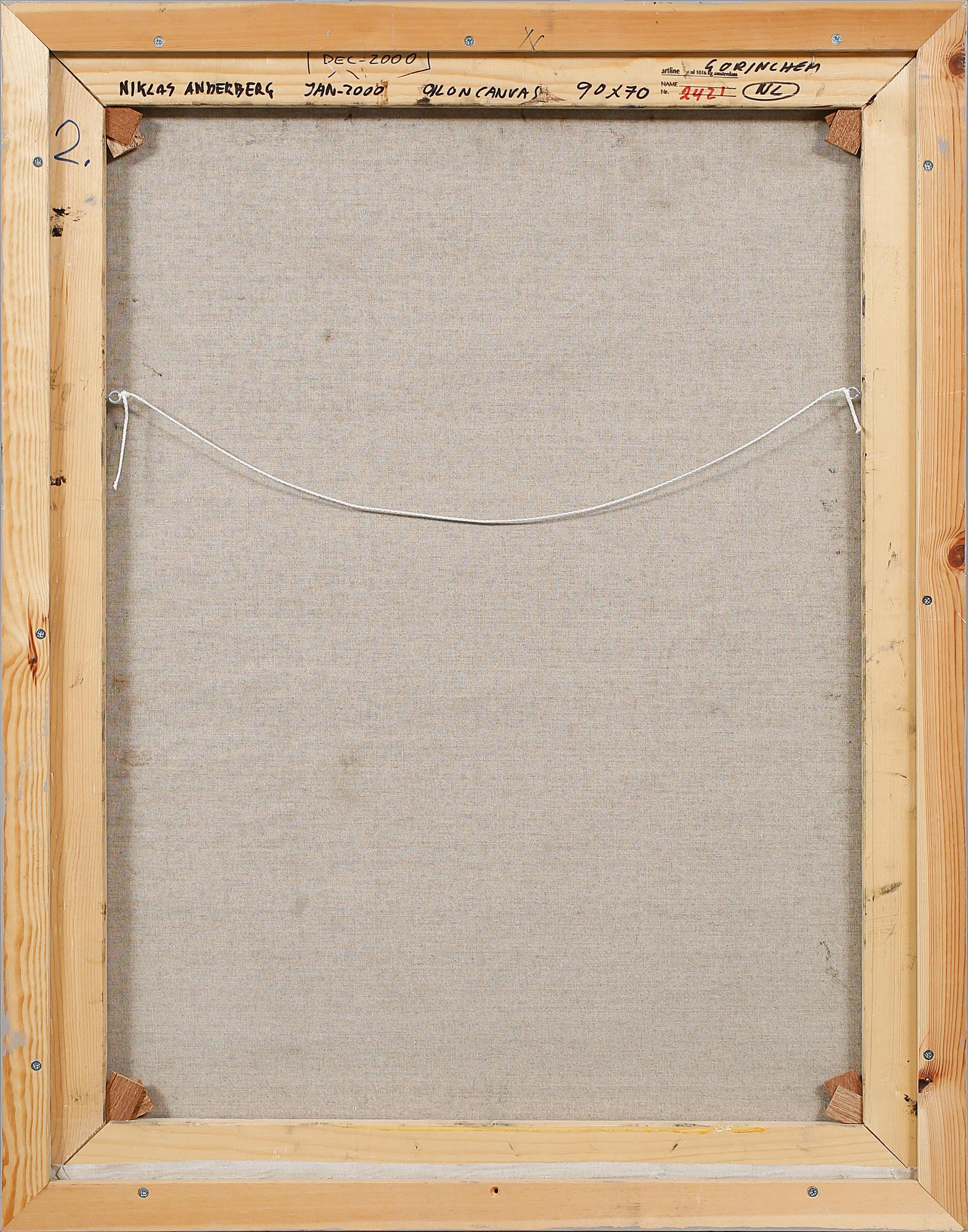 NIKLAS ANDERBERG, olja på duk, signerad och daterad 2000.