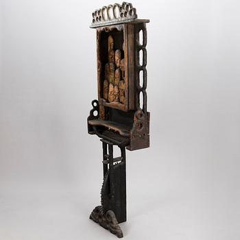 KOSTI AHONEN, sculpture, wood, signed.