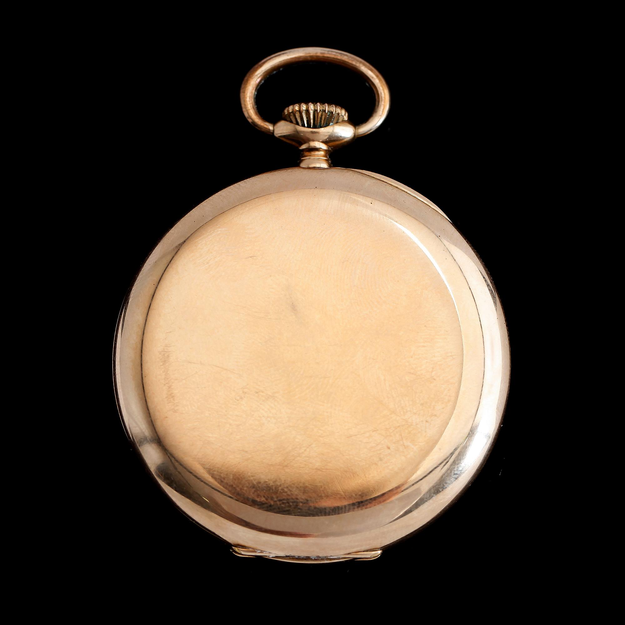 FICKUR, herr, 14 k guld, 1900-talets första hälft.