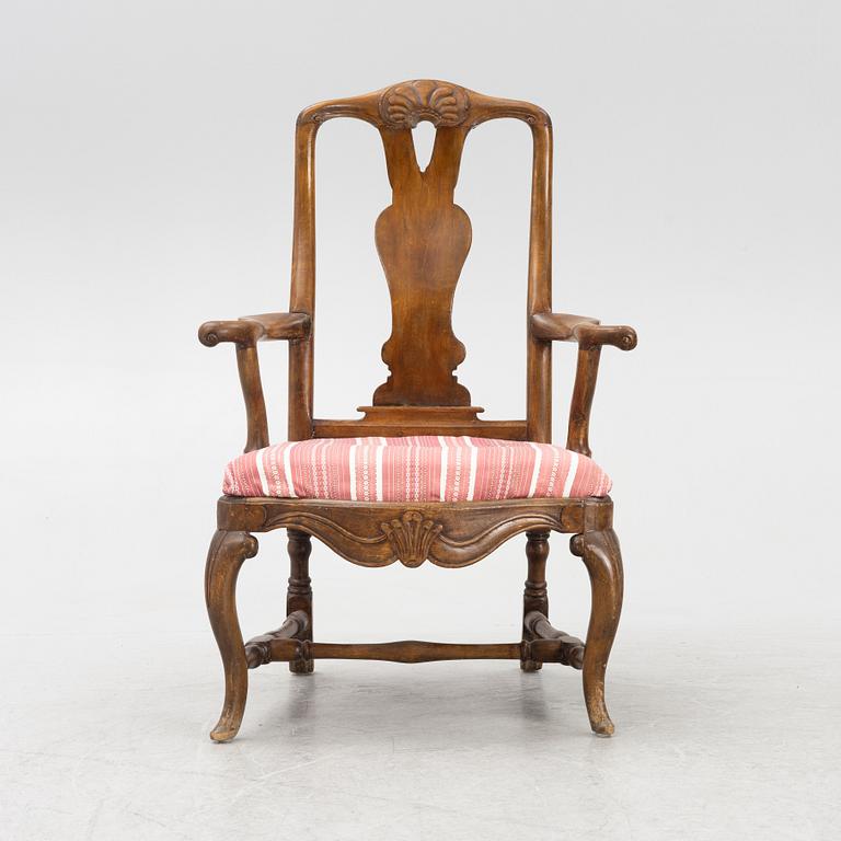 Karmstol, Rokoko, 1700-talets mitt.