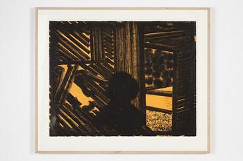 Howard Hodgkin, etsning, 1980. Signerad och daterad.