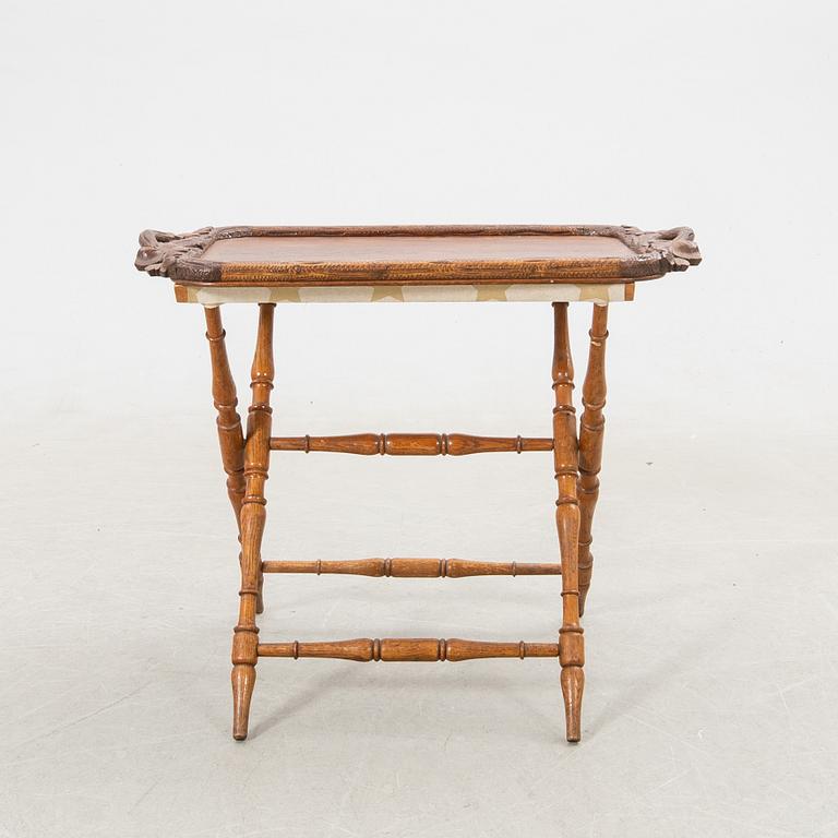 Tray with stand circa 1900.